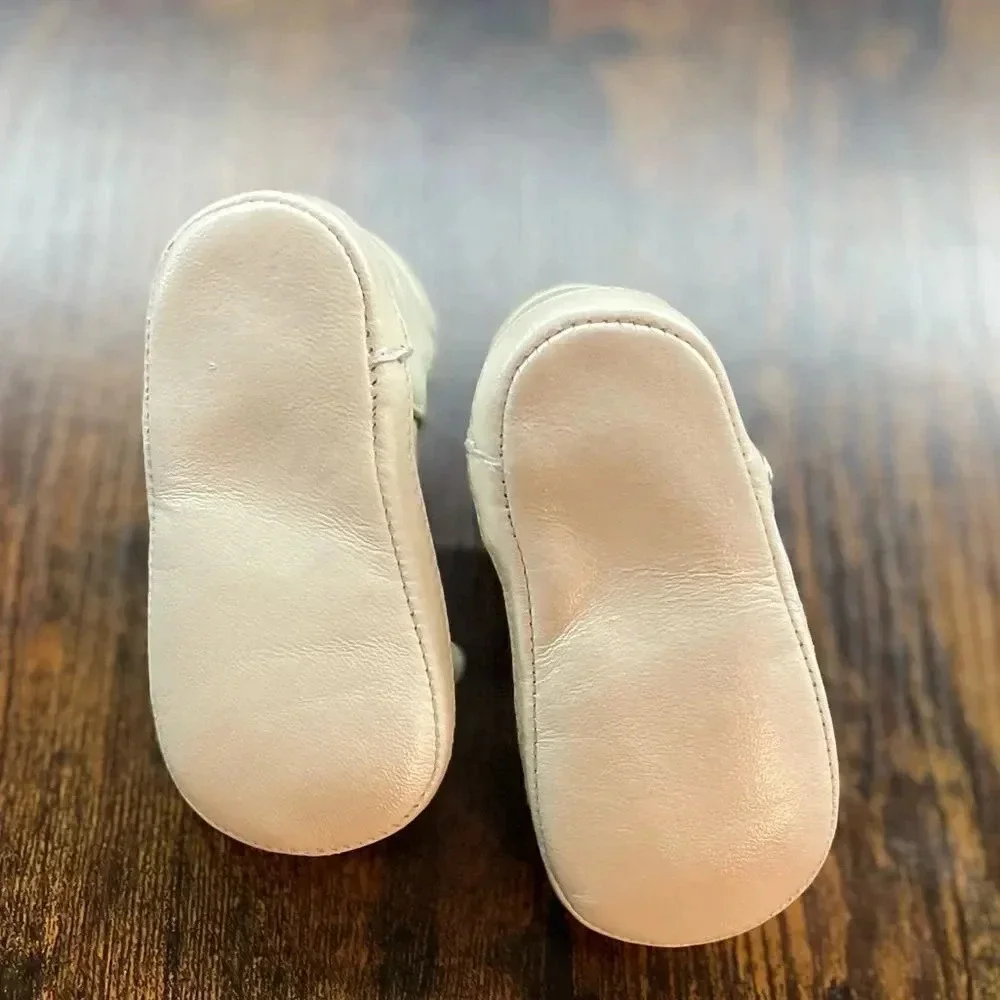 Mexican leather baby shoes
